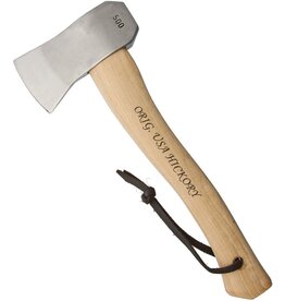 Prandi Prandi 13" Camping Hatchet, Polished Carbon Steel Head, American Hickory Handle - PRA5105CH