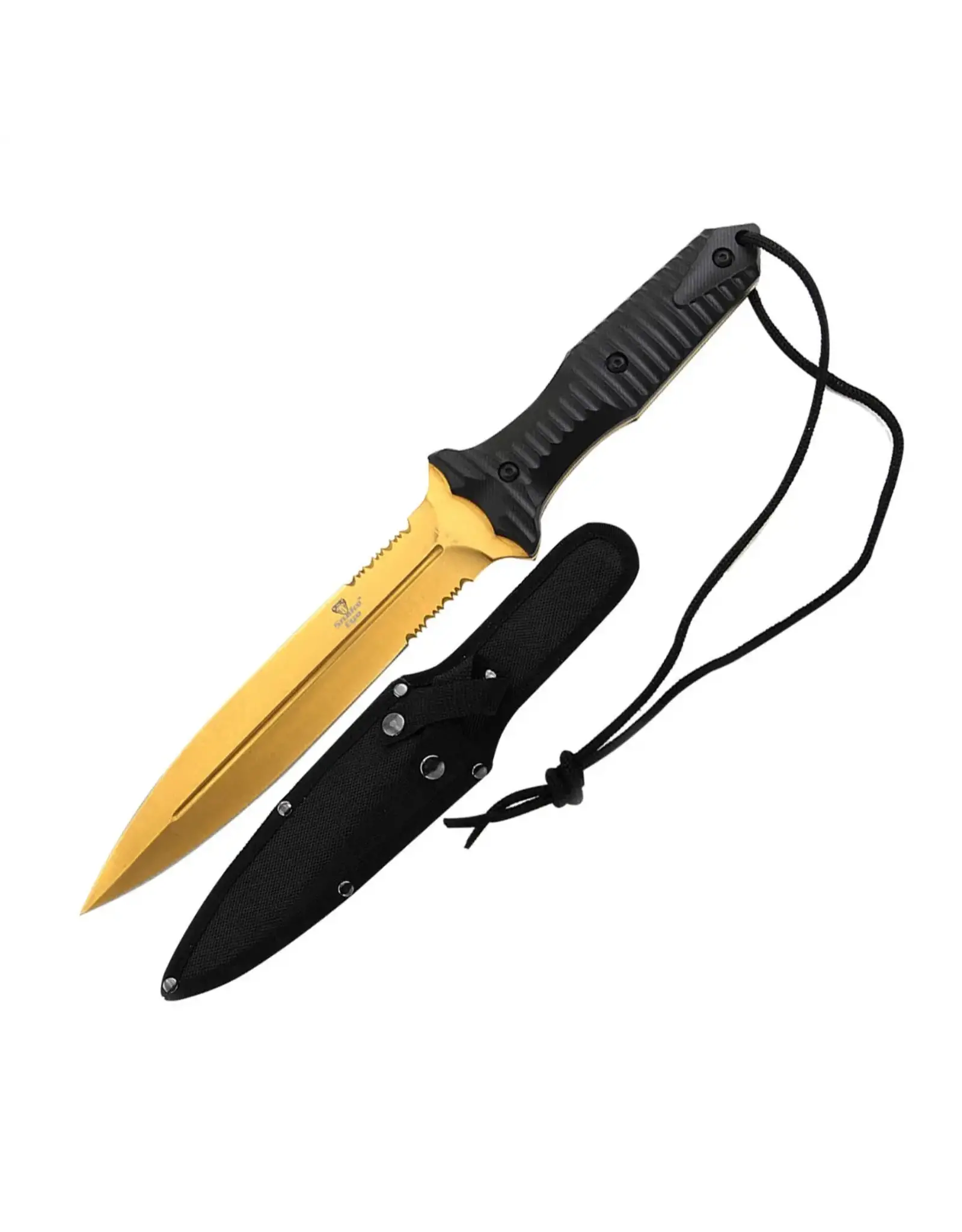 snake eye Snake Eye - Fixed Blade Knife - SE-5082GD Gold