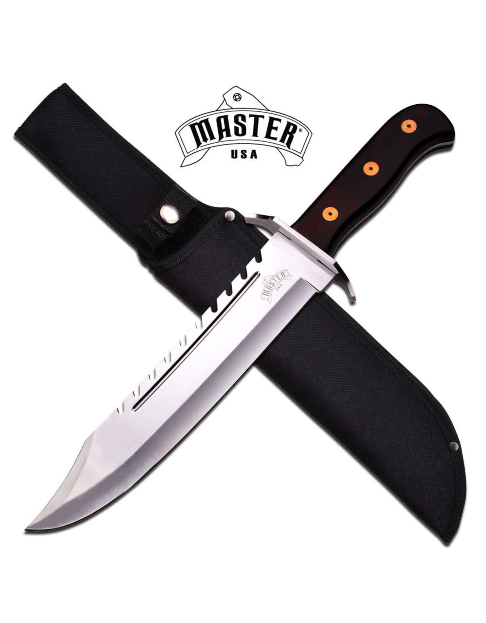 Master USA MASTER USA MU-1135S FIXED BLADE KNIFE 16.375" OVERALL