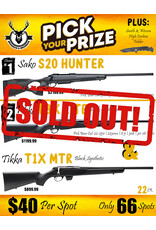 DRAW #1660 - Pick Your Prize - Sako OR Take 2 Tikka's!