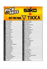 DRAW #1660 - Pick Your Prize - Sako OR Take 2 Tikka's!