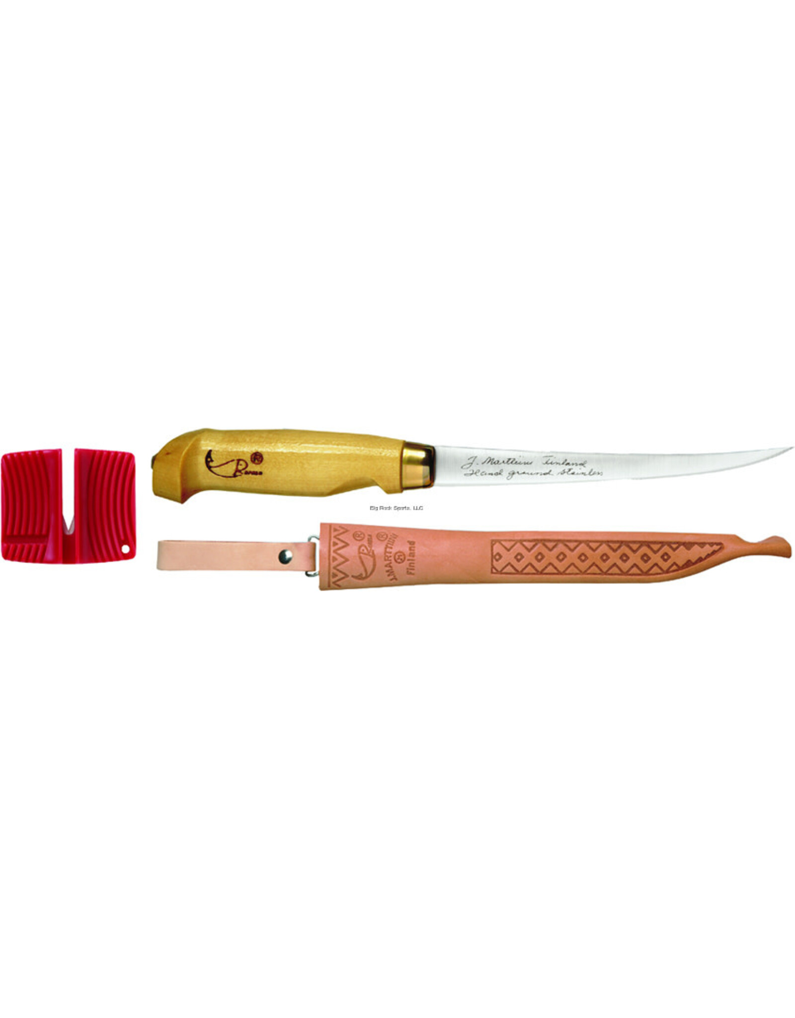 Rapala Rapala BPFNF7SH1 Fish 'N Fillet Knife, 7-1/2" Stainless Blade, Birch Handle, Sharpener, Leather Sheath
