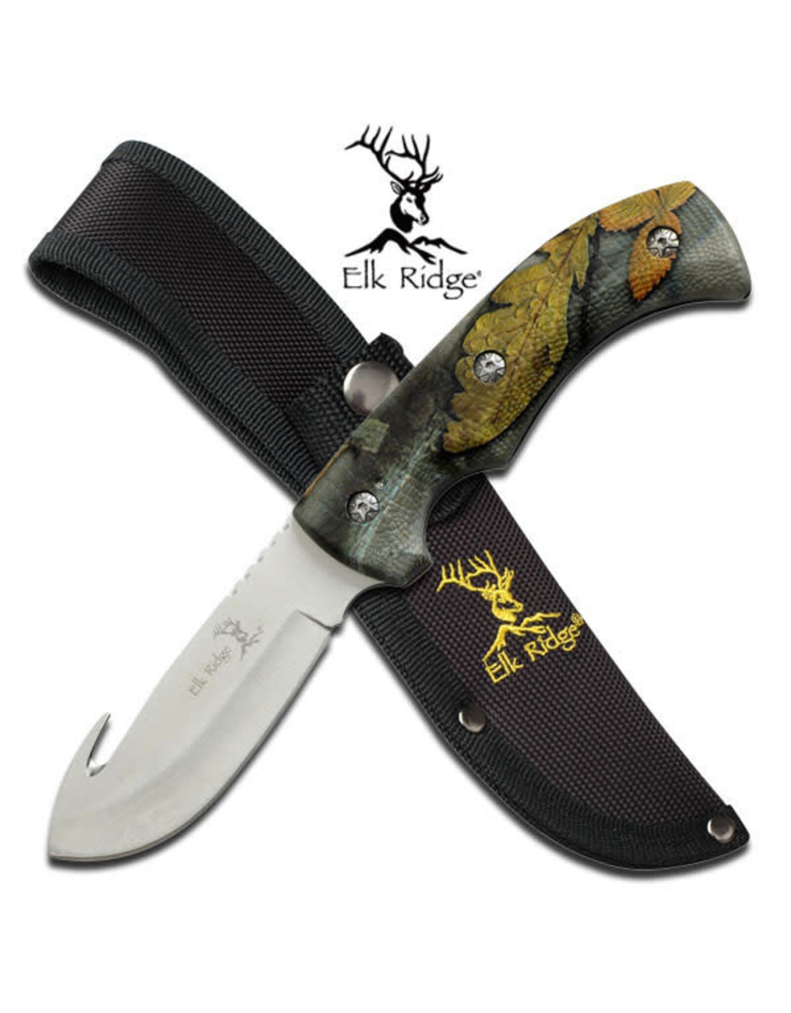 Elk Ridge Elk Ridge ER-274FC FIXED BLADE KNIFE 8.75" OVERALL