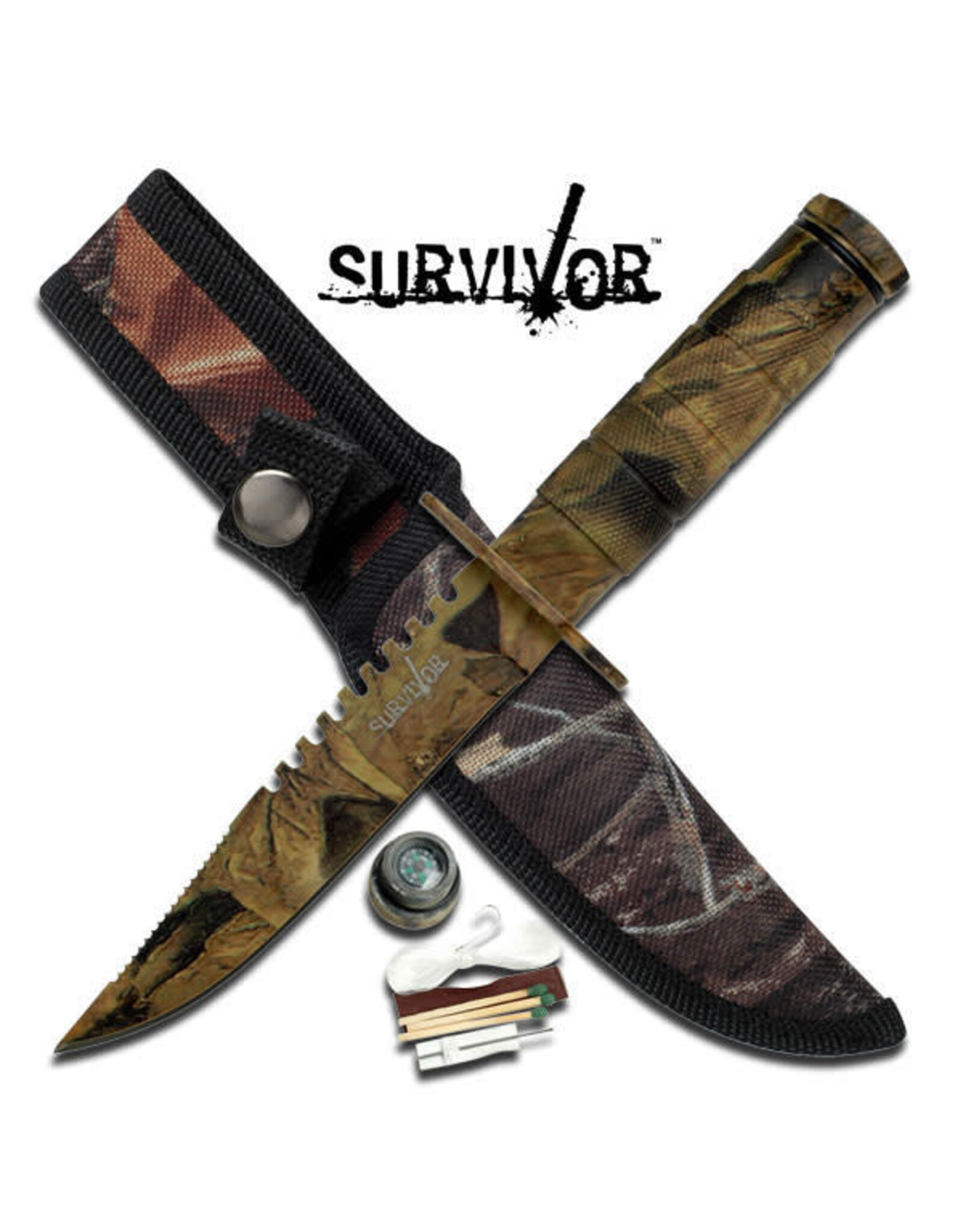 Survivor SURVIVOR HK-690CA SURVIVAL KNIFE 8.5" OVERALL
