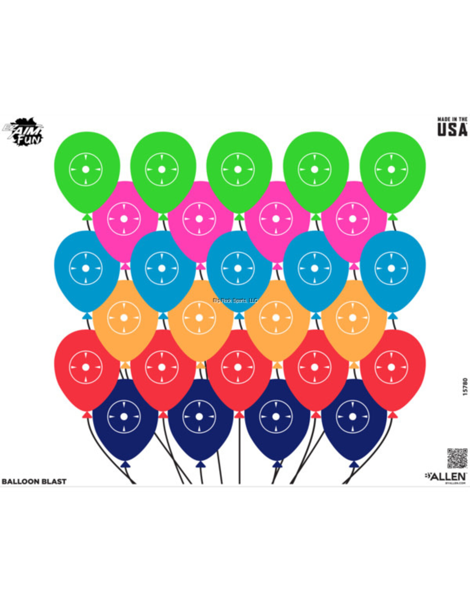 Allen Allen Ez Aim Fun Target 24 X 19 4 Per Pack
