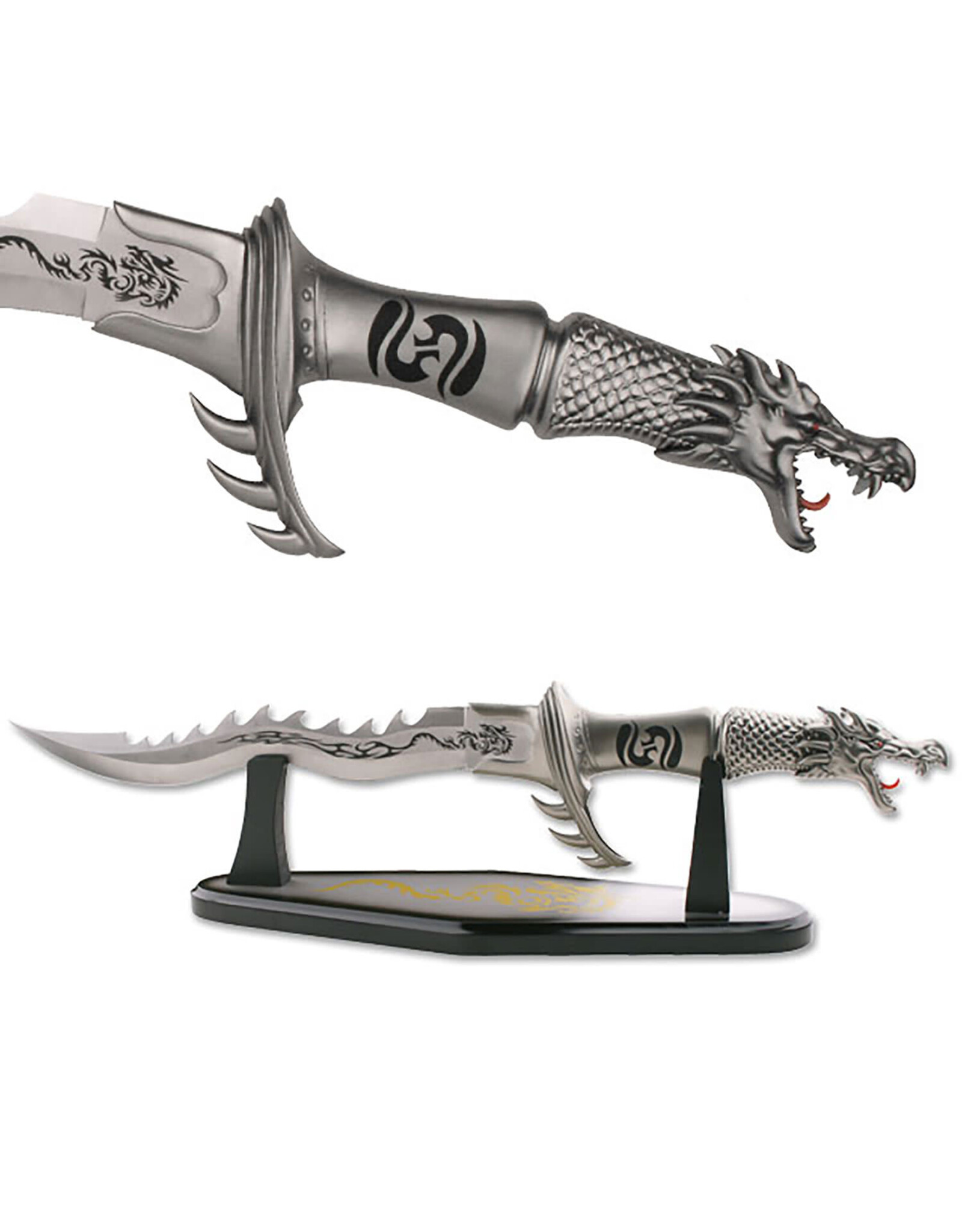 Fantasy Master Fantasy Master - Fantasy Dragon Knife with Display Stand - FM-421S