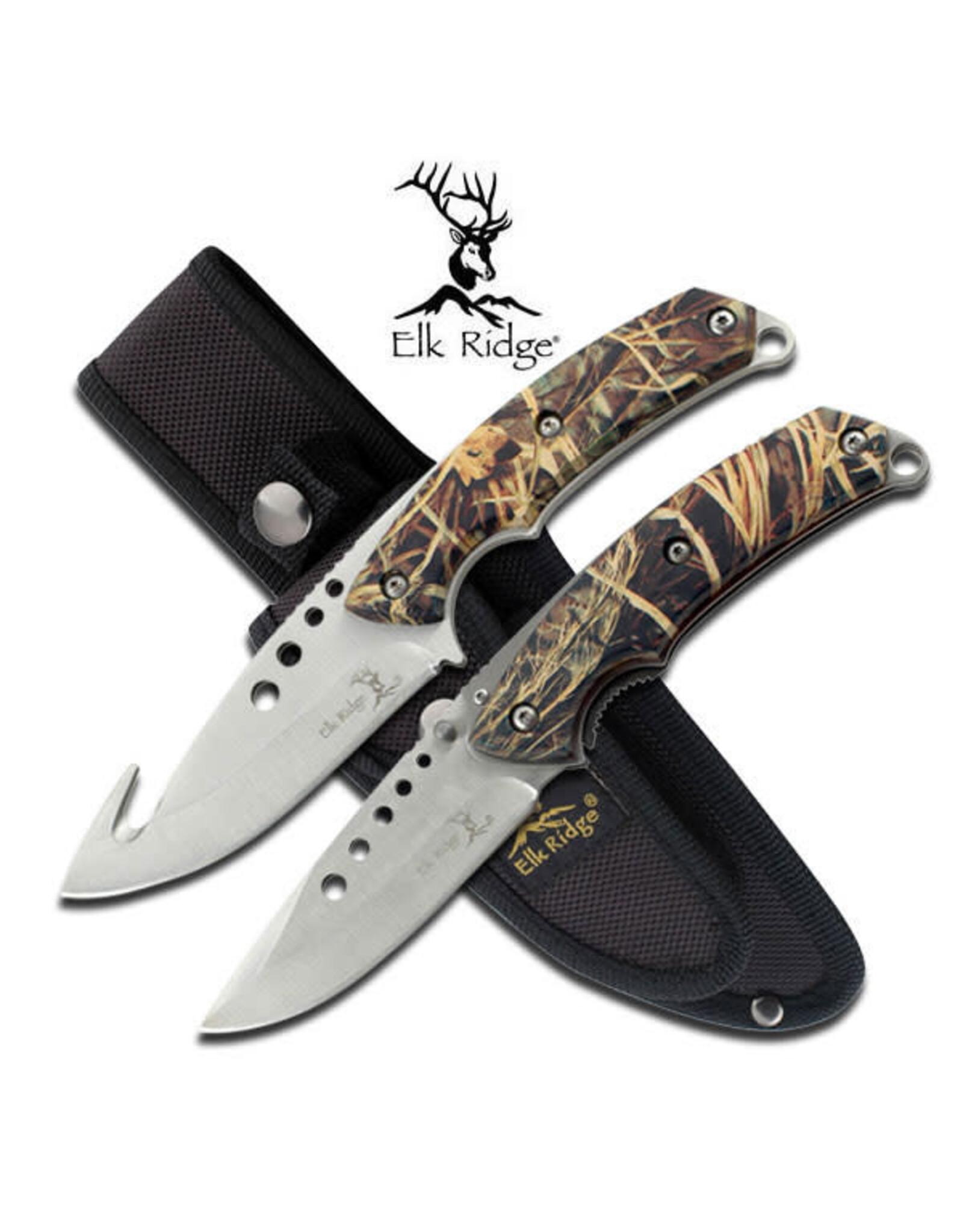 Elk Ridge Elk Ridge ER-054CA HUNTING KNIFE SET 2 PIECE SET