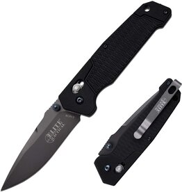 Elite Tactical Elite Tactical 1016DBSO Rapid Lock Folder Knife with Black G10 Handle