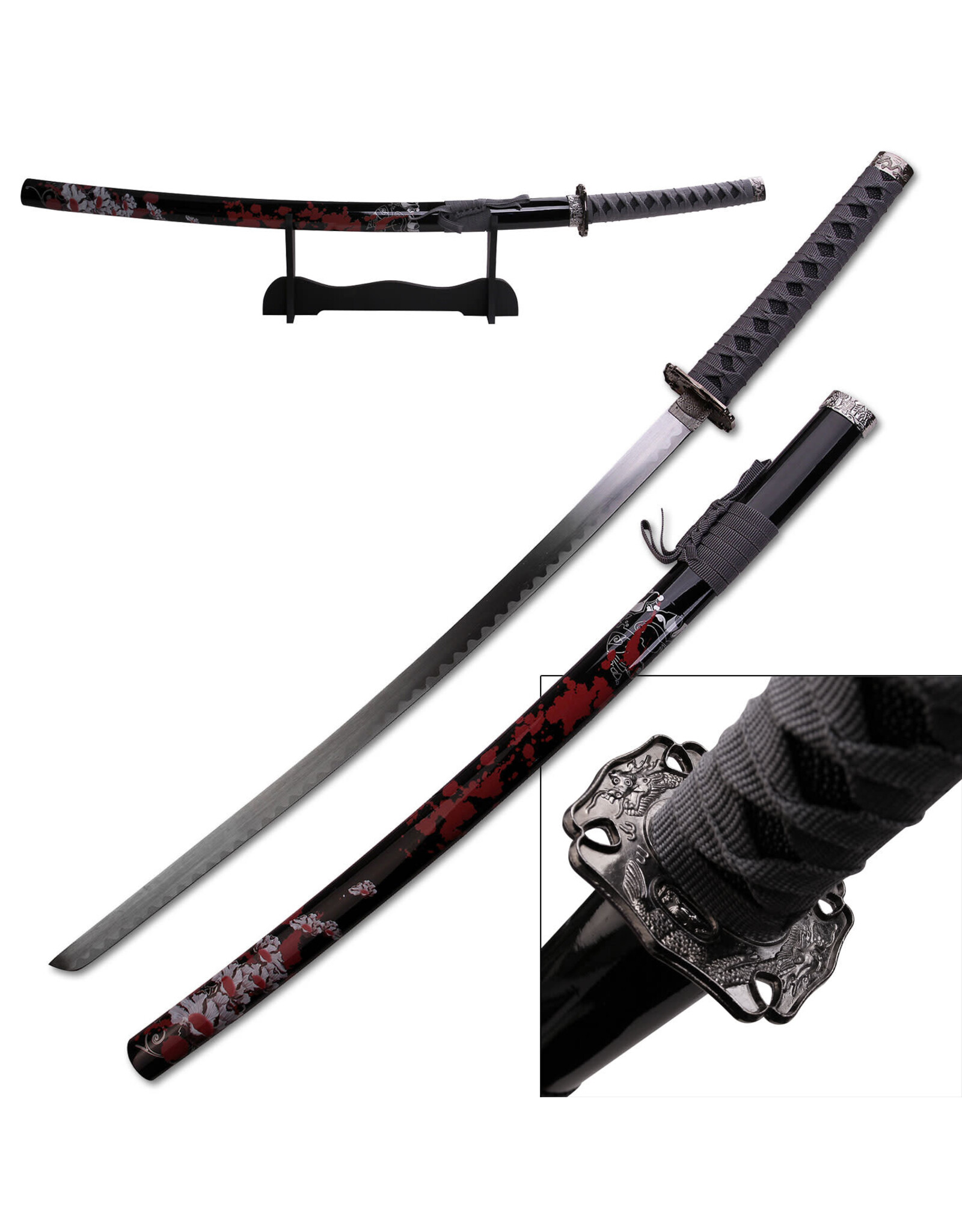 BladesUSA BladesUSA - Samurai Sword with Display Stand - SW-78