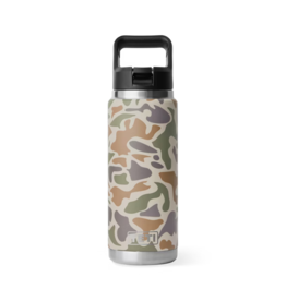 Yeti Yeti Rambler 26oz/769 ML Water Bottle STRAW CAP - Tan Camo