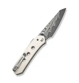 Civivi CIVIVI Vision FG Thumb Stud & Superlock Knife G10 Handle (3.54" Damascus Blade) C22036-DS1