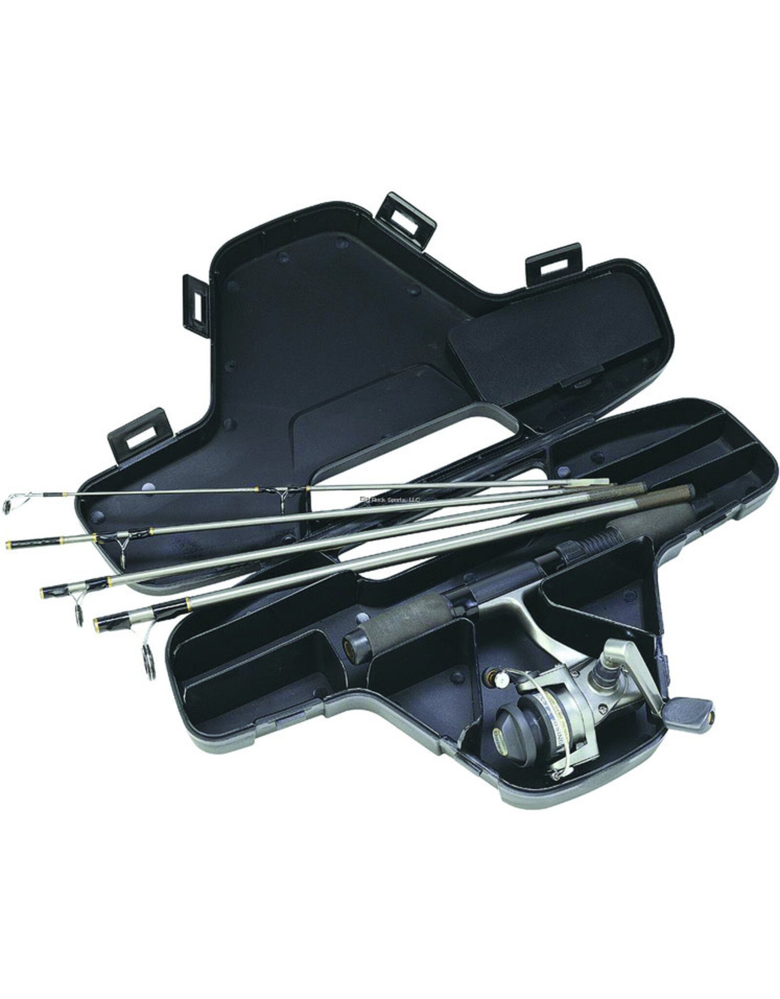 Daiwa Daiwa MINISPIN Minispin Spinning Travel Combo, No Line, 4.9:1, 185/2, 100/4, 60/6, 85/4, 5 pc 4' 6", UL Rod, Hard Case (125752)