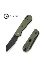 Civivi CIVIVI Crabby Thumb Stud Knife G10 Handle - OD Green (2.7" 14C28N Blade) C24055-1