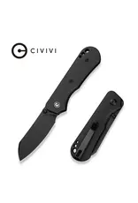 Civivi CIVIVI Crabby Thumb Stud Knife Micarta Handle - Black (2.7" 14C28N Blade) C24055-3