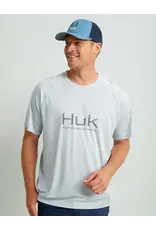 Huk Huk Pursuit Short Sleeve Performance Crew - Harbor Mist