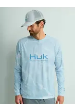 Huk HUK Mossy Oak Pursuit Performance Crew - Mossy Oak Stormwater Bonefish