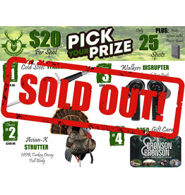 DRAW #1666 - Pick Your Prize - Cold Steel, Avian-X, Walkers OR Gift Card!