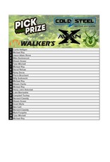 DRAW #1666 - Pick Your Prize - Cold Steel, Avian-X, Walkers OR Gift Card!
