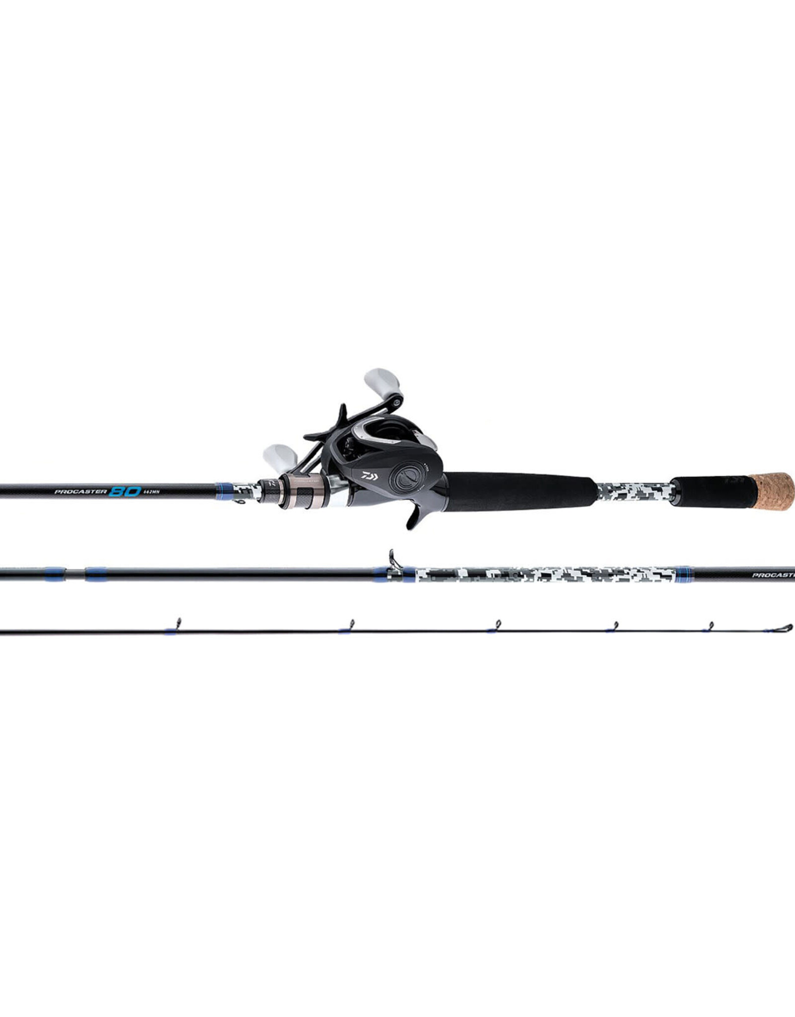 Daiwa Daiwa PC80HS/G731MH Procaster ( Right ) Handed Baitcast Combo, 80 Size, 7.5:1 Ratio, 7'3" , 1 pc, Medium Heavy Carbon Graphite Rod