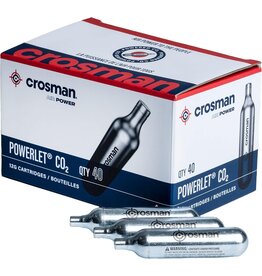Crosman Crosman 23140 Co2 Powerlet Cartridges, 12-gram, 40Pk