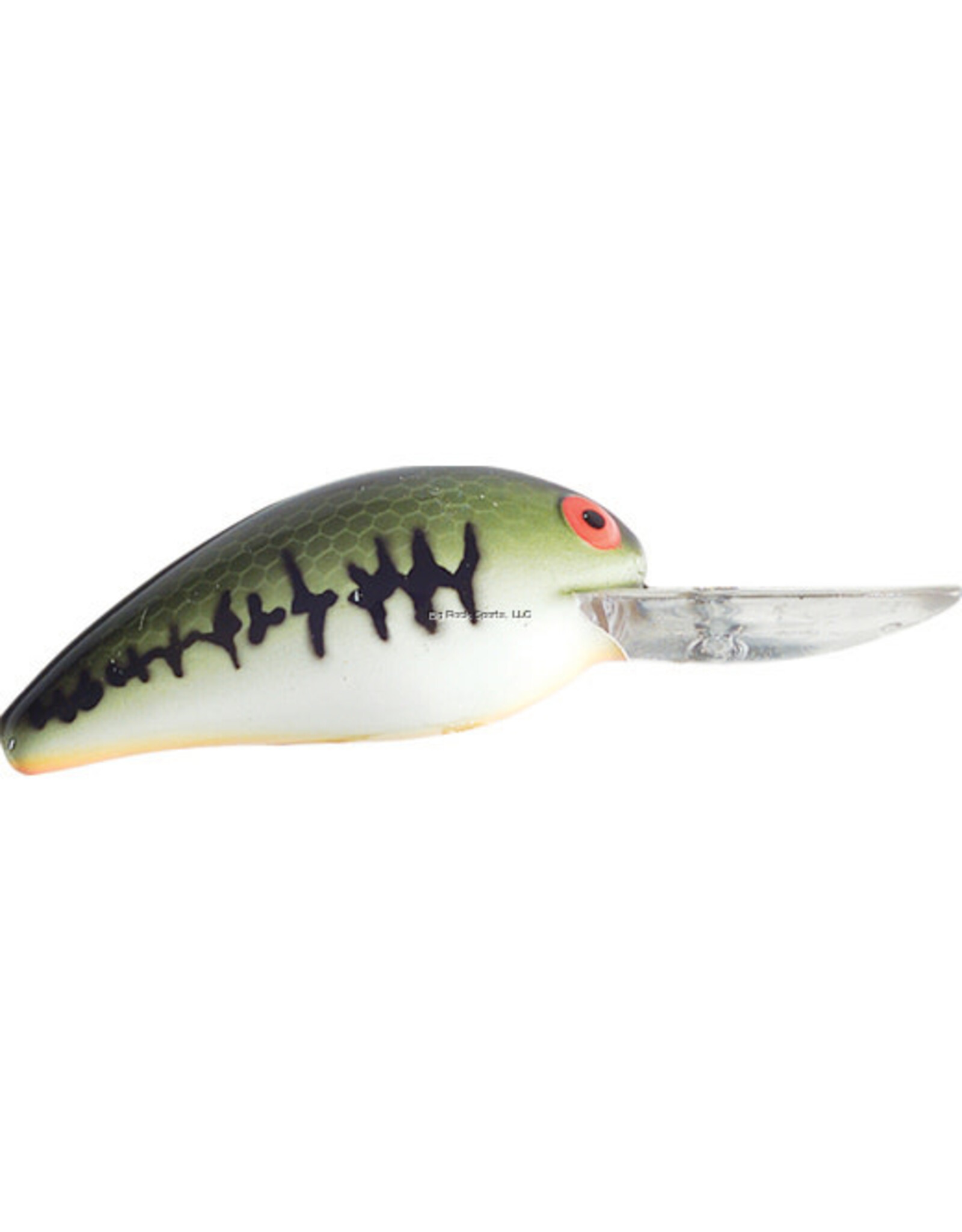 Bomber Bomber B06ABBO Model A Crankbait, 2 1/8", 3/8 oz, Baby Bass/Orange Belly, Floating