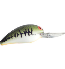 Bomber Bomber B06ABBO Model A Crankbait, 2 1/8", 3/8 oz, Baby Bass/Orange Belly, Floating