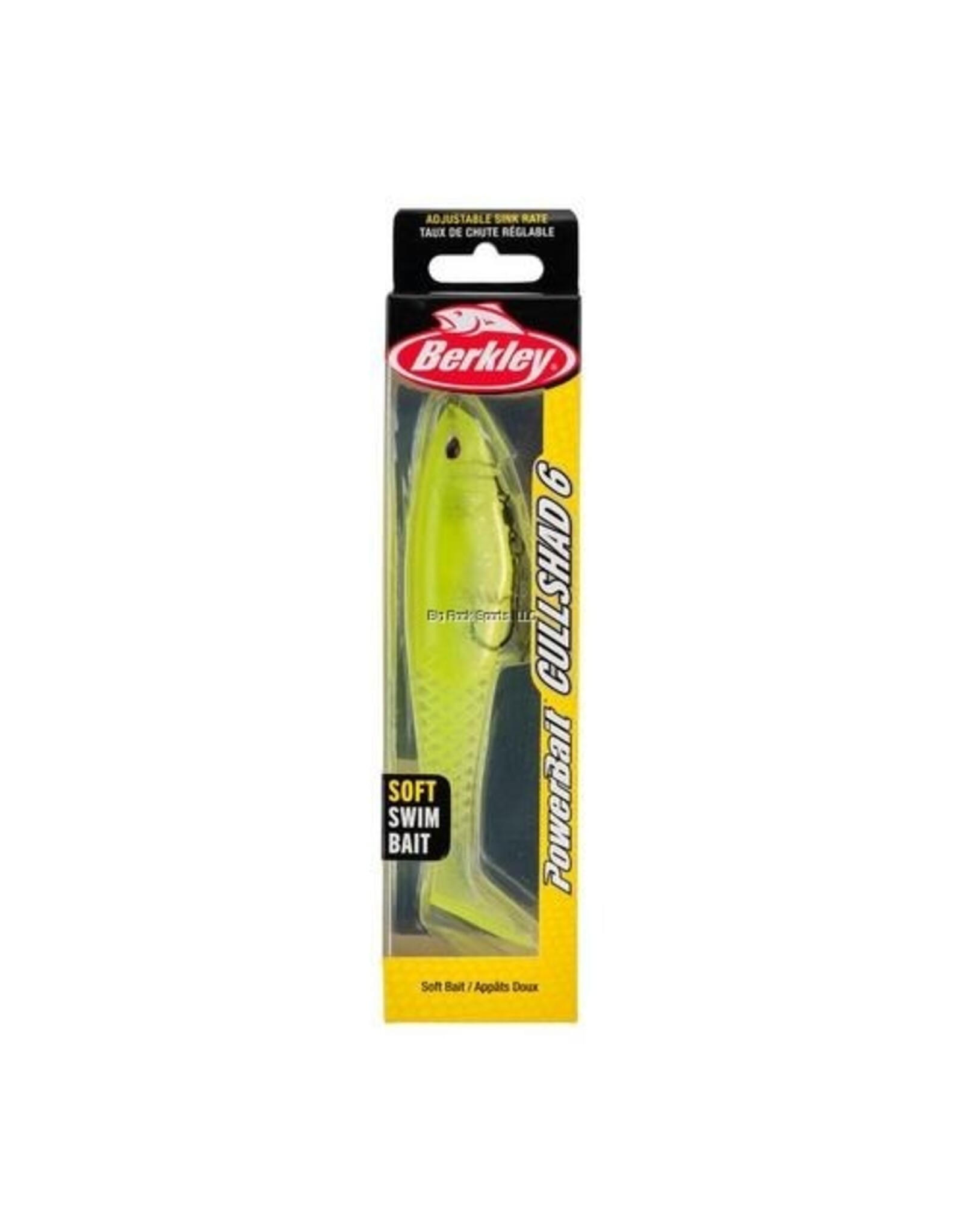 Berkley Berkley 1598197 Cull Shad 6 inch Lime Ice