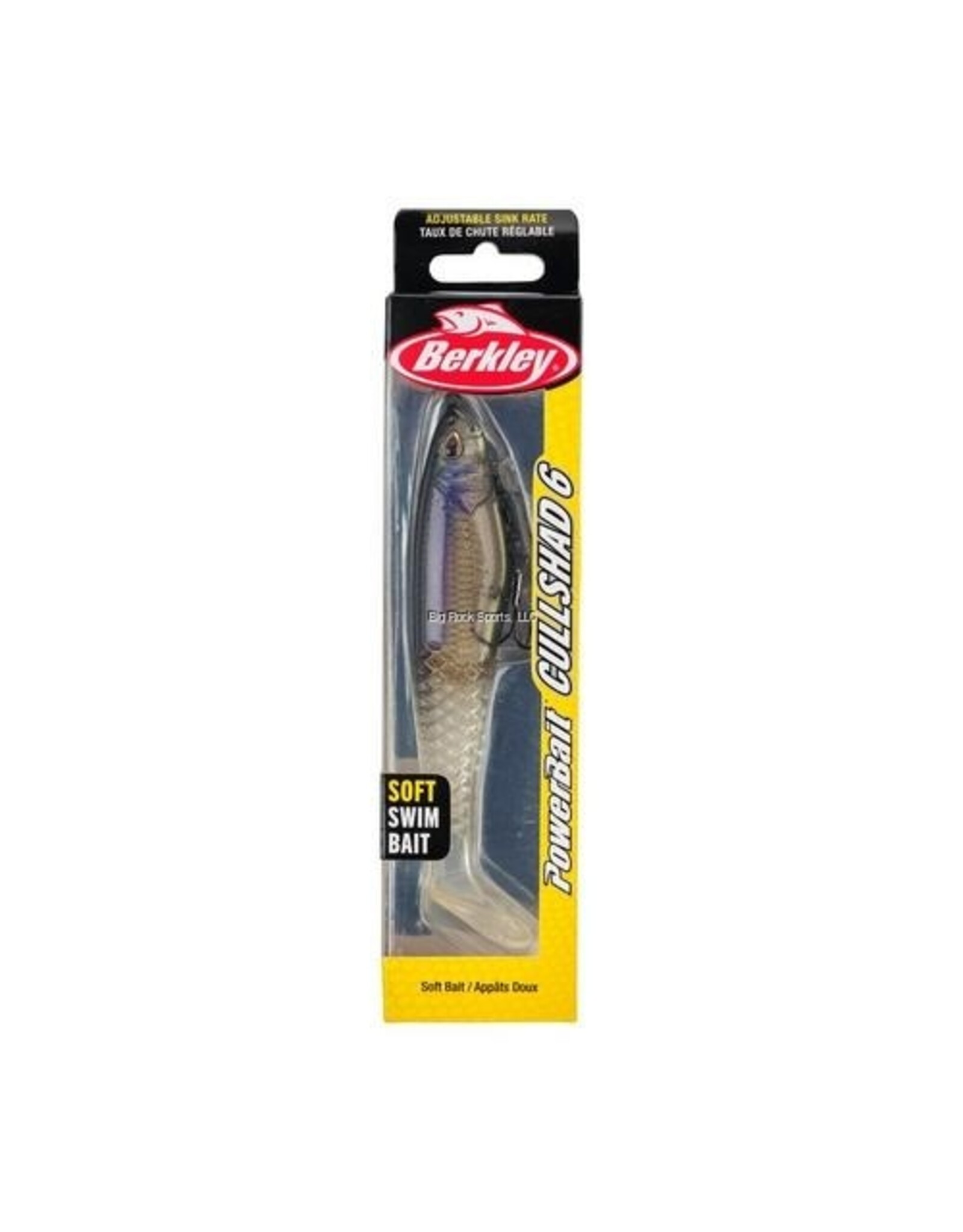 Berkley Berkley 1598192 Cull Shad 6 inch Ghost Morning Dawn