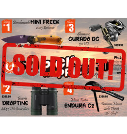 DRAW #1669 - Pick Your Prize - Benchmade, Burris, Shimano OR Minn Kota!