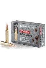 PPU PPU PPRM5561 Rangemaster Rifle Ammo 5.56x45 FMJBT, 55 Gr, 20 Rnd