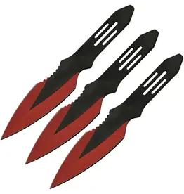Rite Edge Rite Edge 3pc Red Thrower Set knives CN211536RD