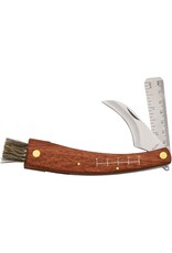 Rough Ryder Rough Rider 1469 Mushroom Knife Harvesting Blade with Brown Hardwood Handle