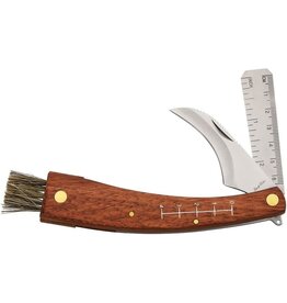 Rough Ryder Rough Rider 1469 Mushroom Knife Harvesting Blade with Brown Hardwood Handle