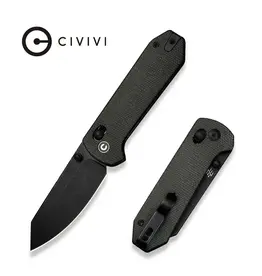 Civivi CIVIVI Yonder Thumb Stud & Crossbar Lock Knife Micarta Handle (2.88" 14C28N Blade) C23073B-1