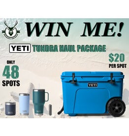 DRAW #1681 - WIN ME - YETI TUNDRA HAUL PACKAGE!