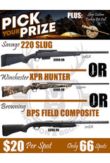 DRAW #1683 - Pick Your Prize - Savage, Winchester OR Browning!