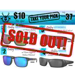 DRAW #1679 - Take Your Pick - Pick A Pair Of Oakley's!!