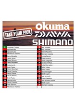 DRAW #1682 - Take Your Pick - Shimano SLX, Daiwa Tatula, Okuma Helios OR Daiwa Ballistic!