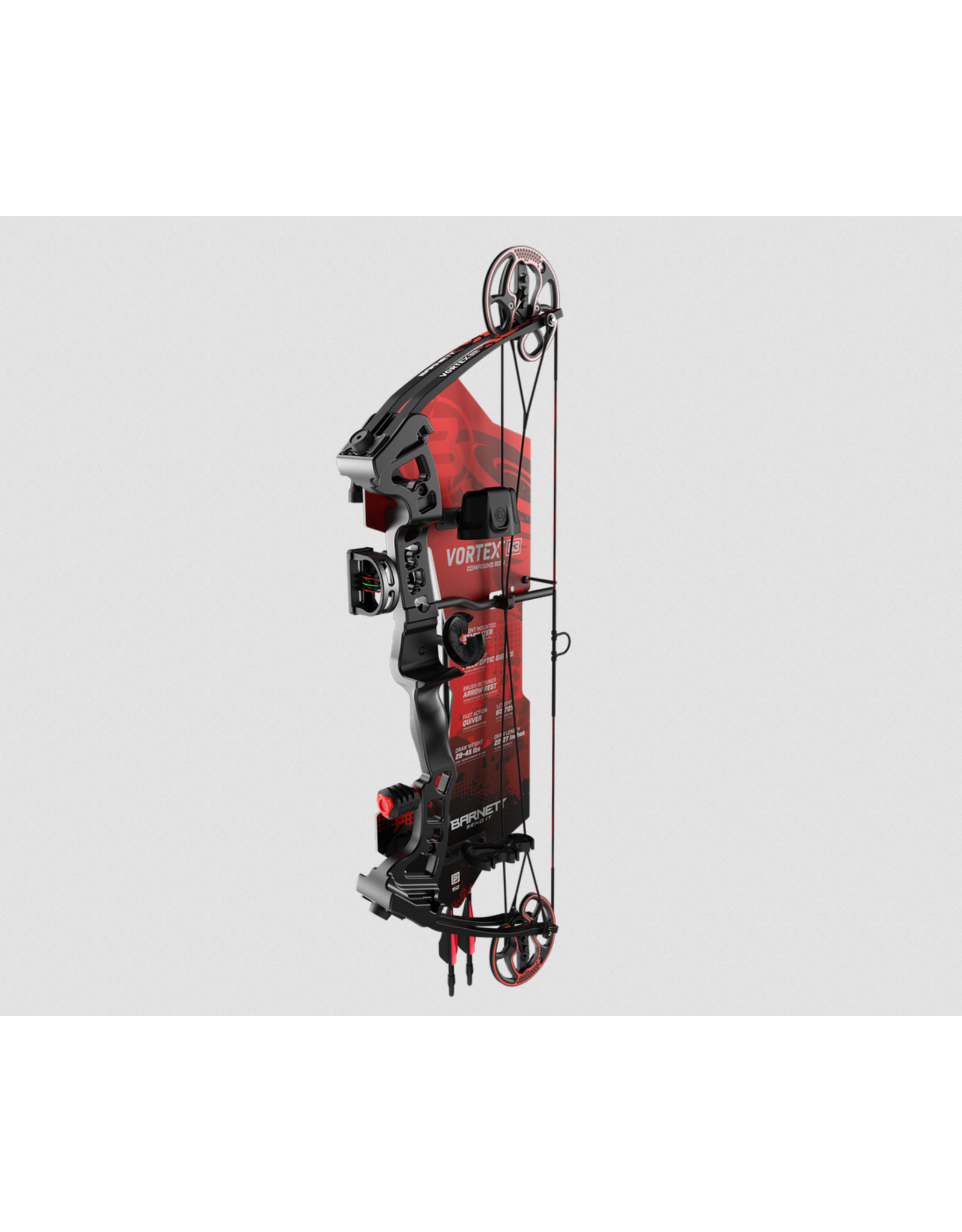 Barnett Vortex G3 Compound Bow Package 29-45lb weight / 22-27" draw 60-70% let off (right)