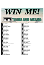 DRAW #1681 - WIN ME - YETI TUNDRA HAUL PACKAGE!