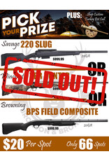 DRAW #1683 - Pick Your Prize - Savage, Winchester OR Browning!