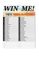 DRAW #1689 - WIN ME - YETI TUNDRA 45 PACKAGE!