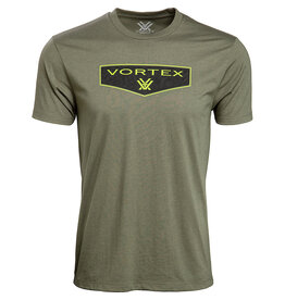 Vortex Vortex T-Shirt: Military Heather Shield - Large
