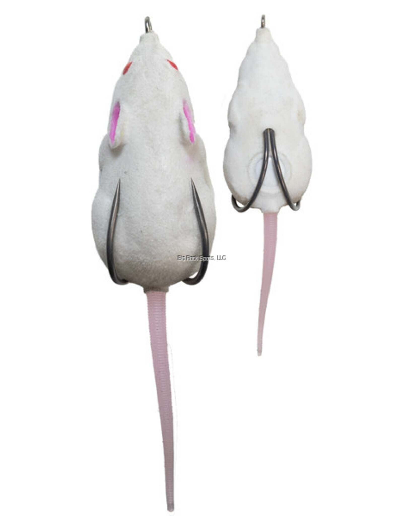 Lunkerhunt Lunkerhunt FLM103 Furenzy Mouse - White - 2 in