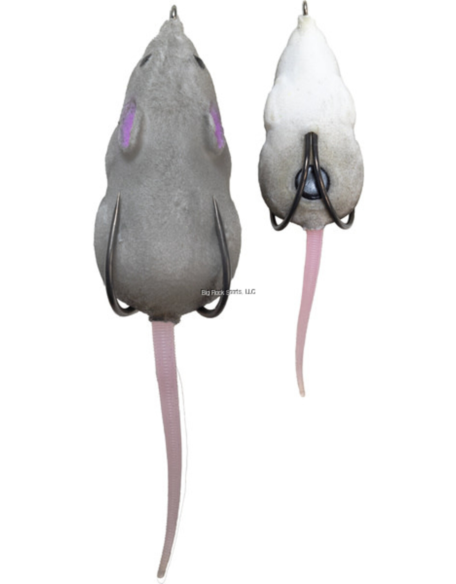 Lunkerhunt Lunkerhunt FLM104 Furenzy Mouse, Grey, 2 in