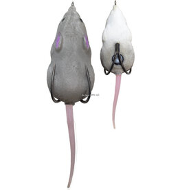 Lunkerhunt Lunkerhunt FLM104 Furenzy Mouse, Grey, 2 in