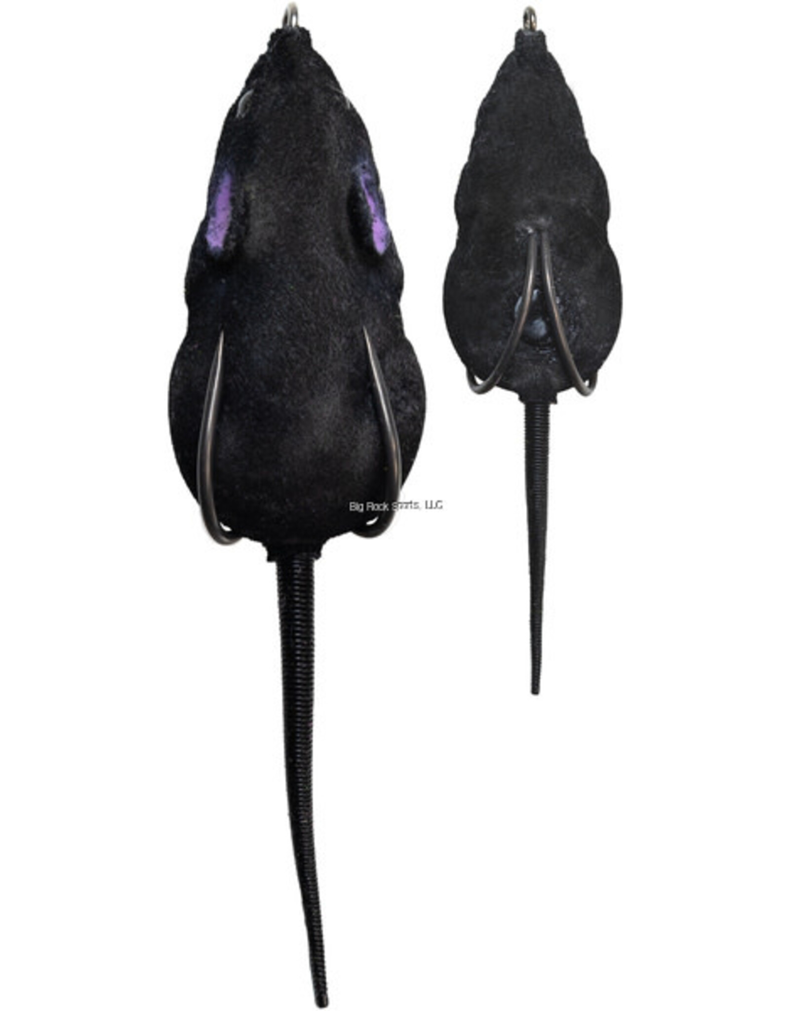 Lunkerhunt Lunkerhunt FLM102 Furenzy Mouse - Black - 2 in