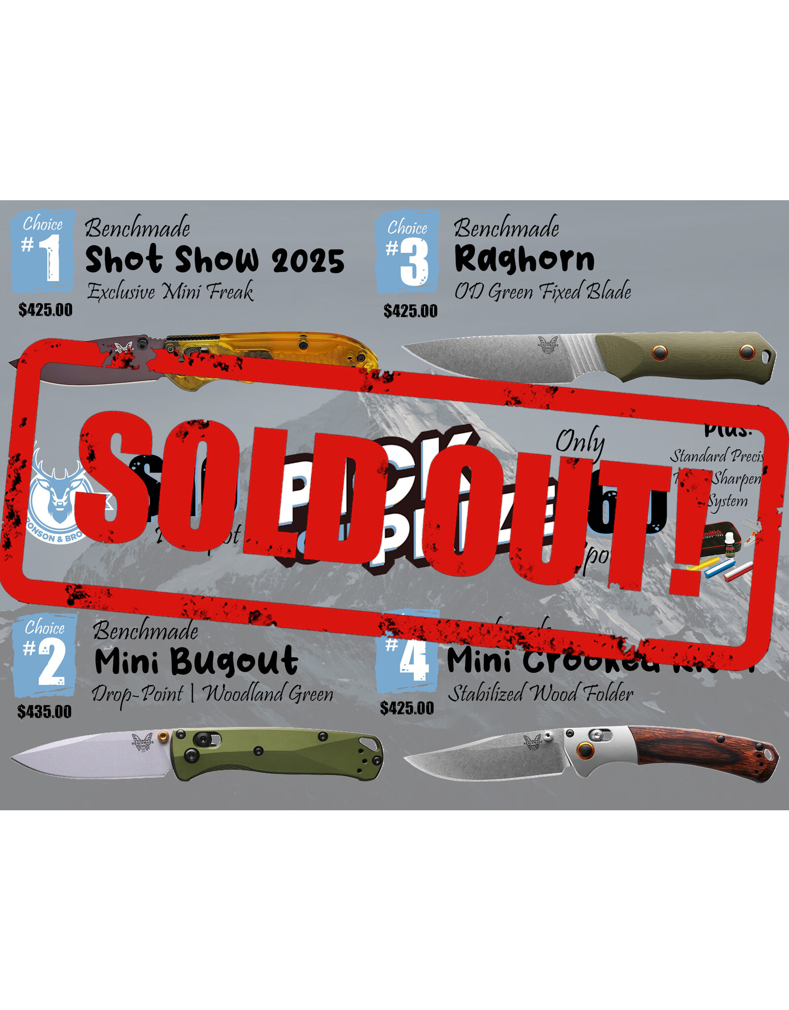DRAW #1692 - Pick Your Prize - Pick A Benchmade!