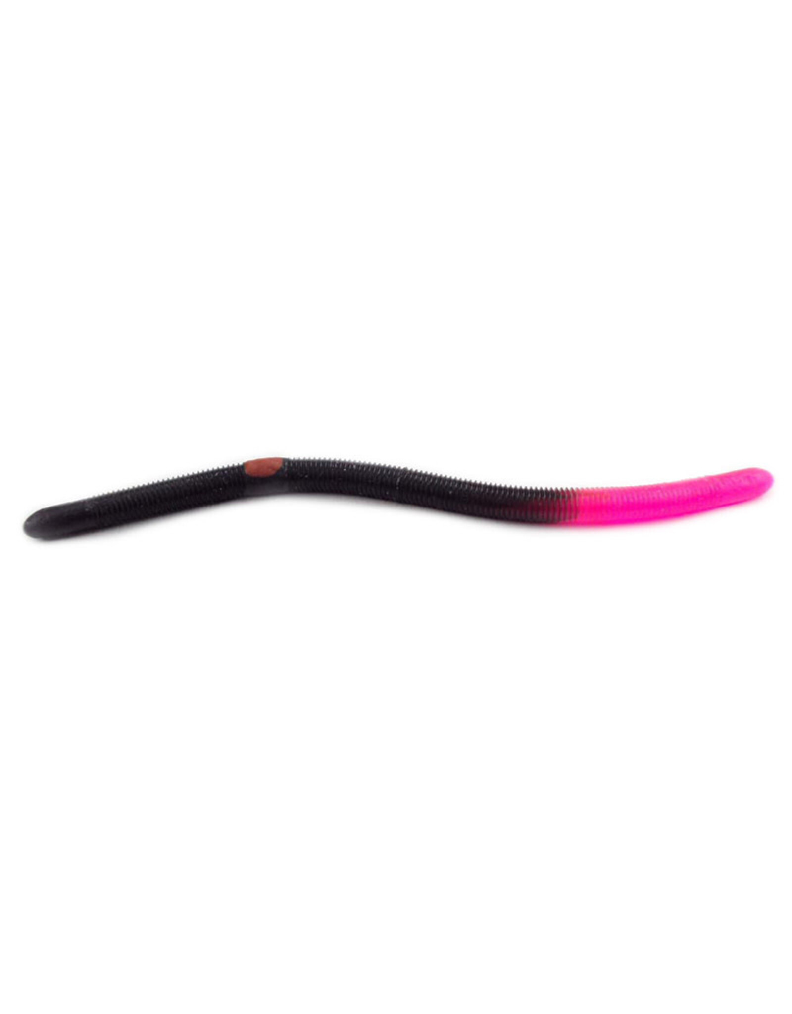 Kellys Kellys FT103-B/FT Fire Tail Pre-Rigged Plastic Worm, 5 1/2", 3 #6 Hooks, Black Firetail