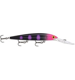 Rapala Rapala DHJ12BLKL Deep Husky Jerk 12, Suspending-Deep Diving, 4-3/4", 1/2oz, 8-19ft, #5 Trebles, Black Light